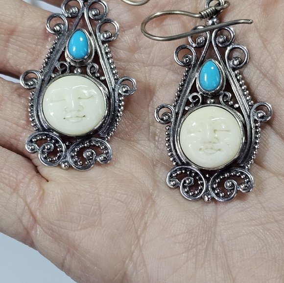 Gorgeous Bali Goddess Jewelry Set in Sterling Silver. - Picture 2 of 4